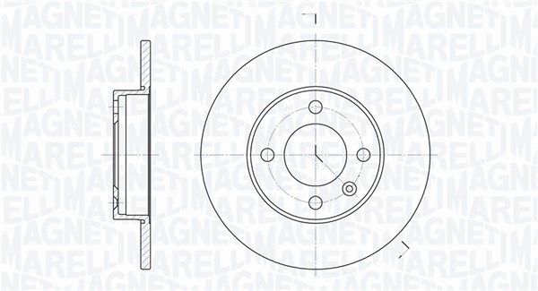 MAGNETI MARELLI Bremžu diski 361302040197